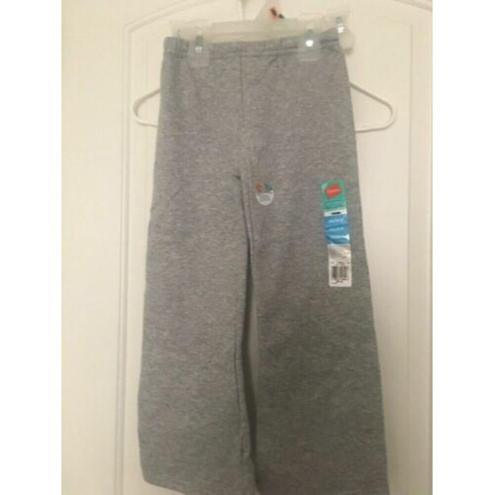 Hanes Girls Jogging Pants Sweatpants Size XS 4/5 Gray